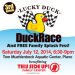 Lucky Duck Duck Race and FREE Family Splash Fest @ Tom Muehlenbeck Aquatic Center | Plano | Texas | United States