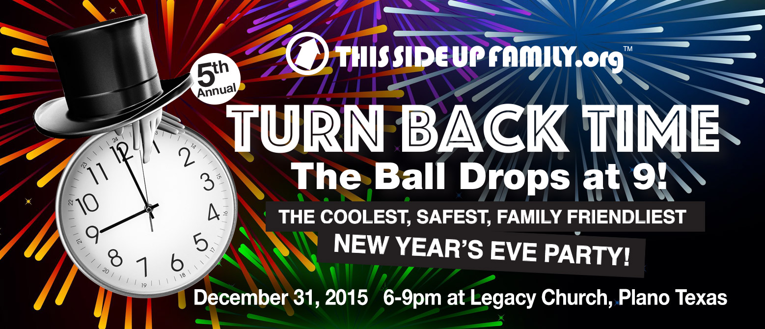 5th Annual - New Years Eve Family Celebration - TURN BACK TIME THE BALL DROPS AT NINE! @ LegacyChurch | Plano | Texas | United States