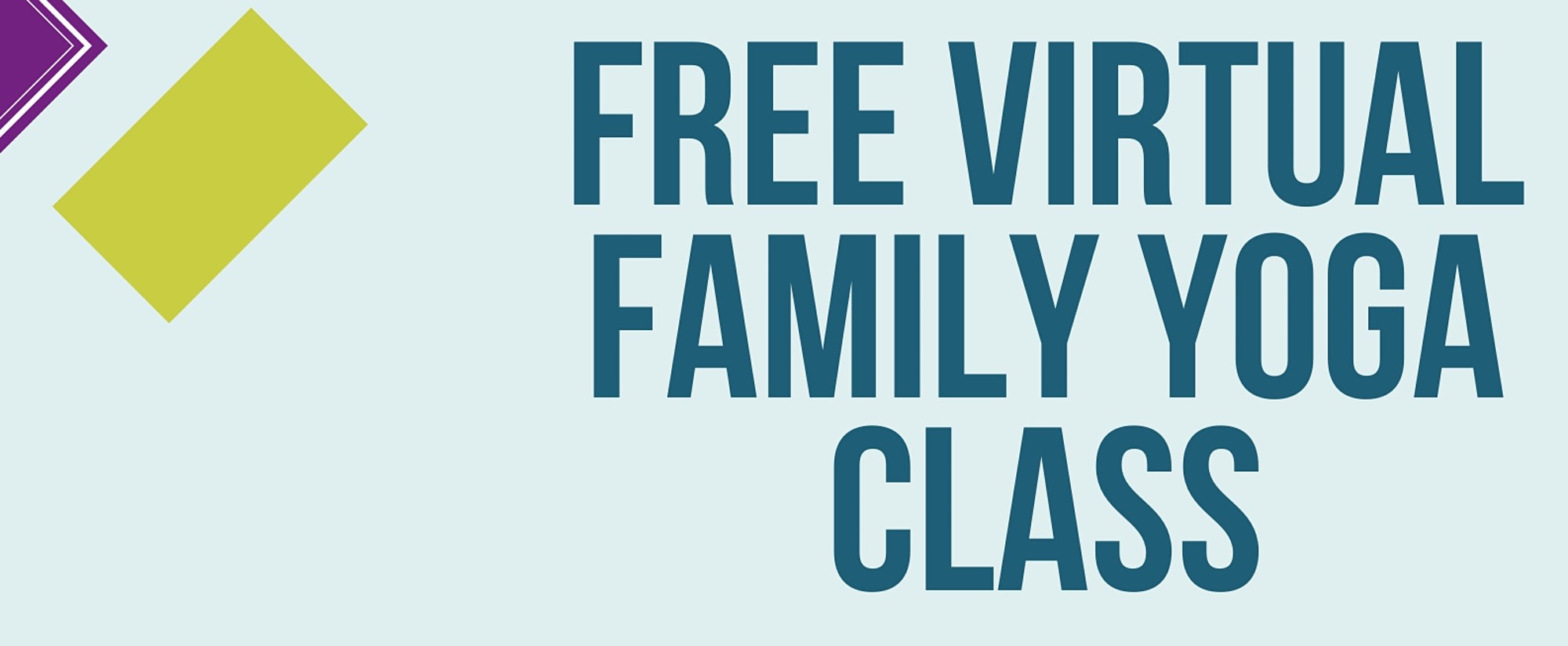 Free Virtual Family Yoga Class @ Online Event